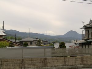 南足柄市塚原の平家住宅の風景