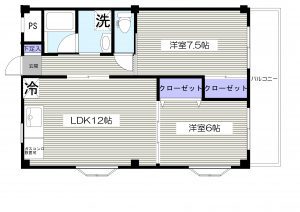 ボナージュ宮崎台の間取