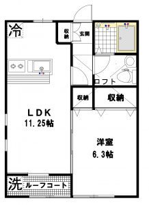 クロワールＫの間取