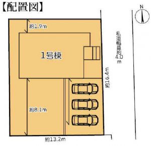 釜利谷南2丁目の配置図