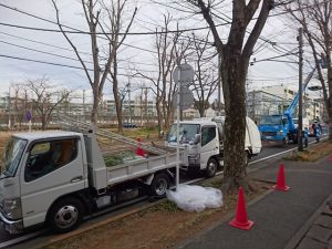 業者の車両