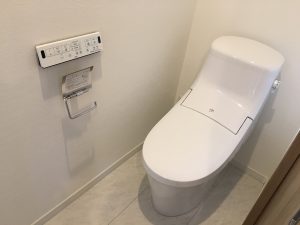 座間新築戸建のトイレ