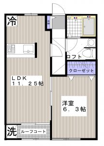 クロワールKの間取