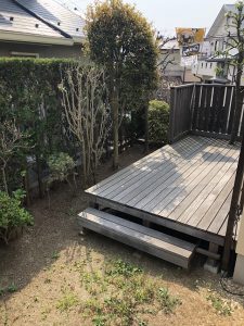 みすずが丘戸建の庭