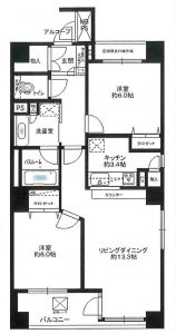 ライオンズステージ関内メダリオンの間取