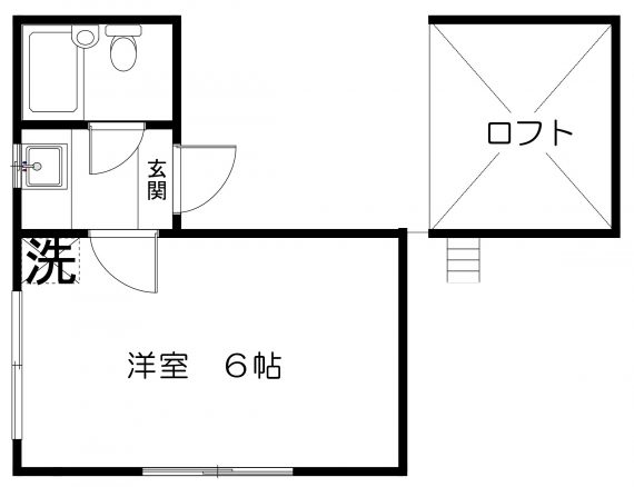 フラットコスモスの間取り