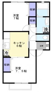 カーサベルナの間取り